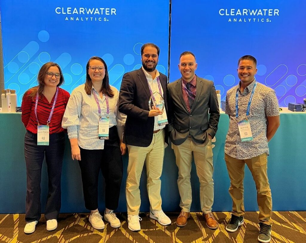 Lauren Swaney, Emmeline Reed Lock, Richard Gordon, Adam Zebrowski, and Kevin Cruz at the Clearwater Awards.